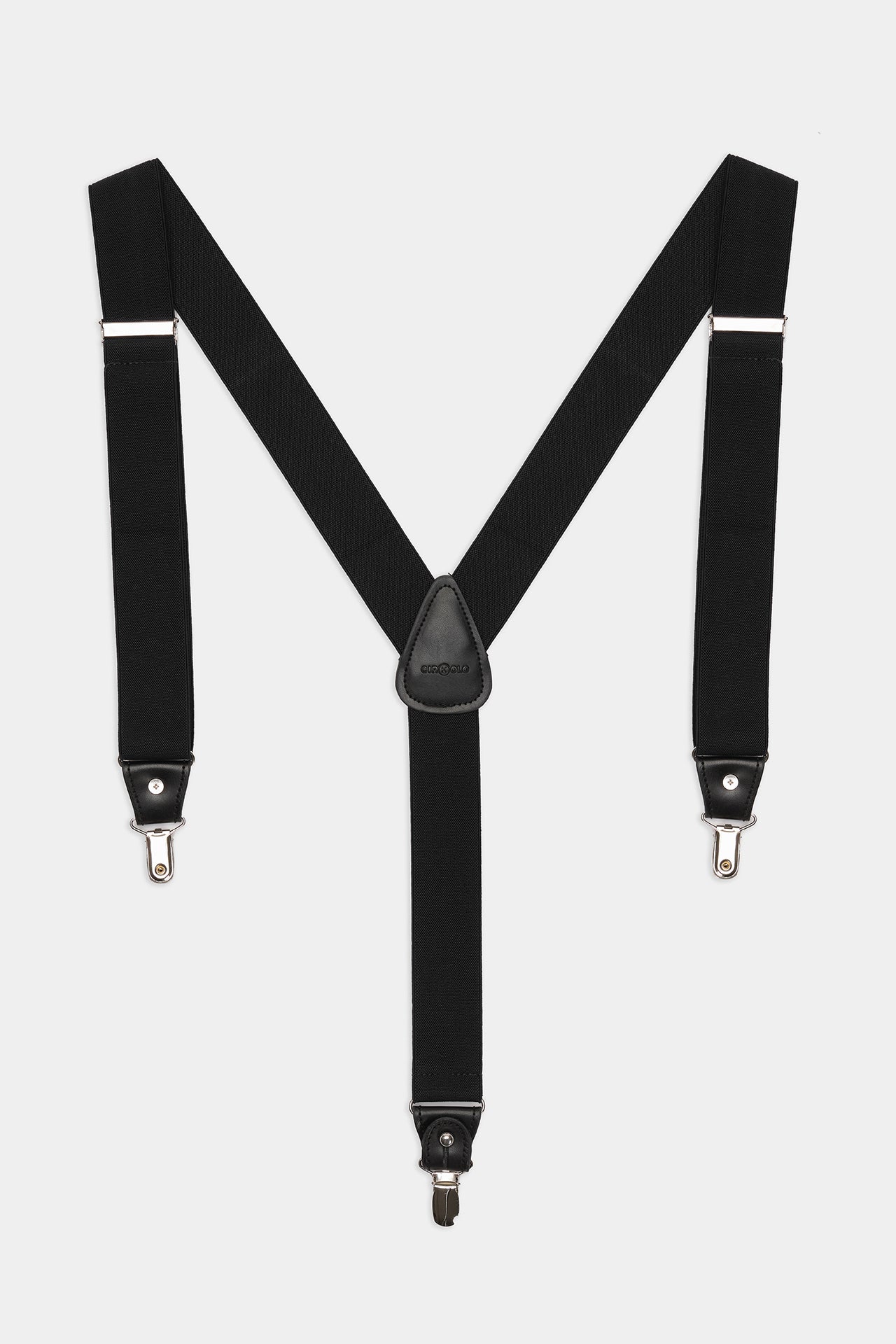 Black Solid Color Braces