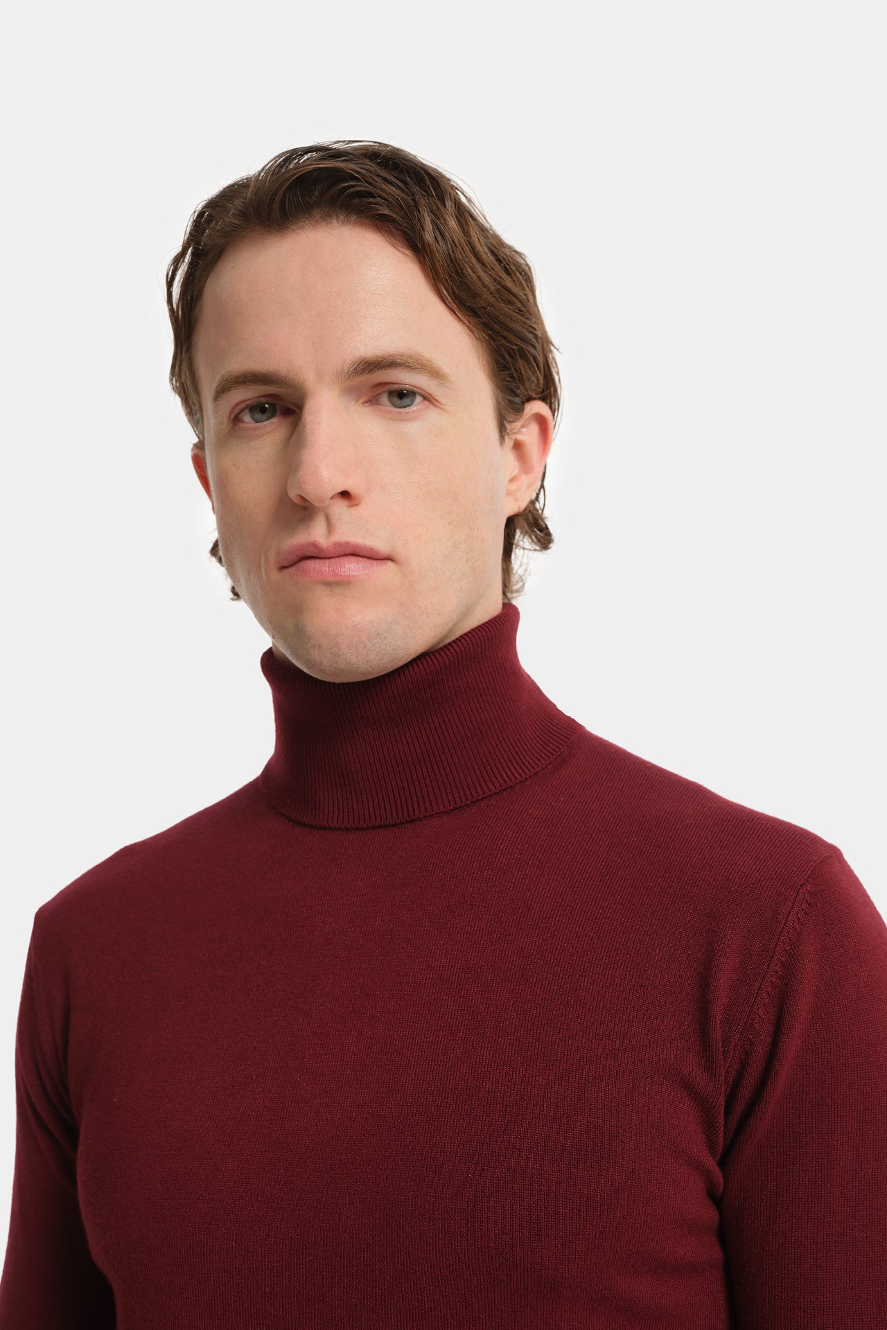 Bordeaux High Neck Sweater Fineness 12