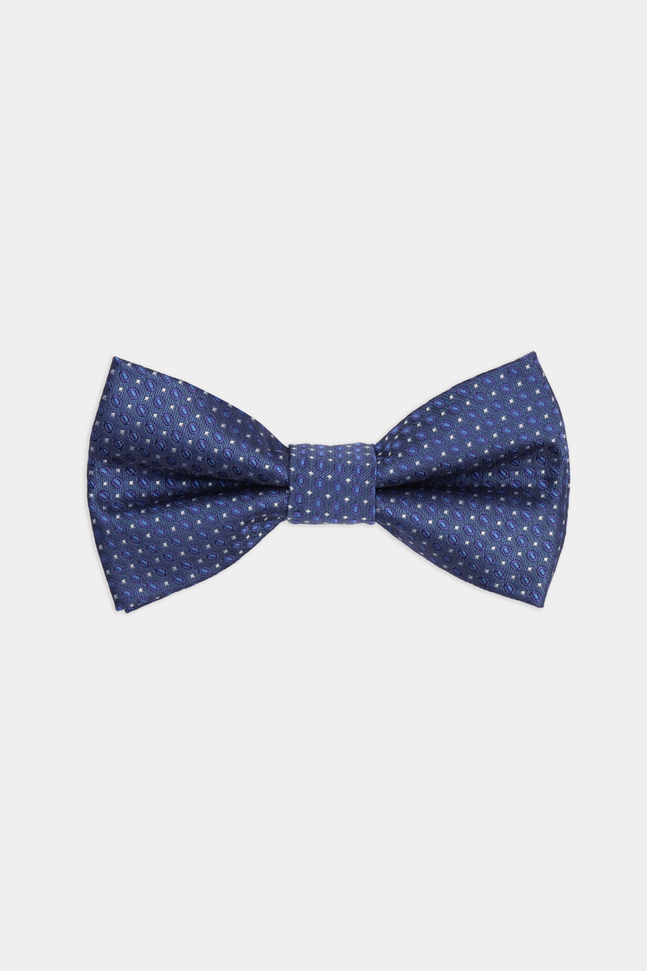 Ink Geometric Micropattern Bow Tie