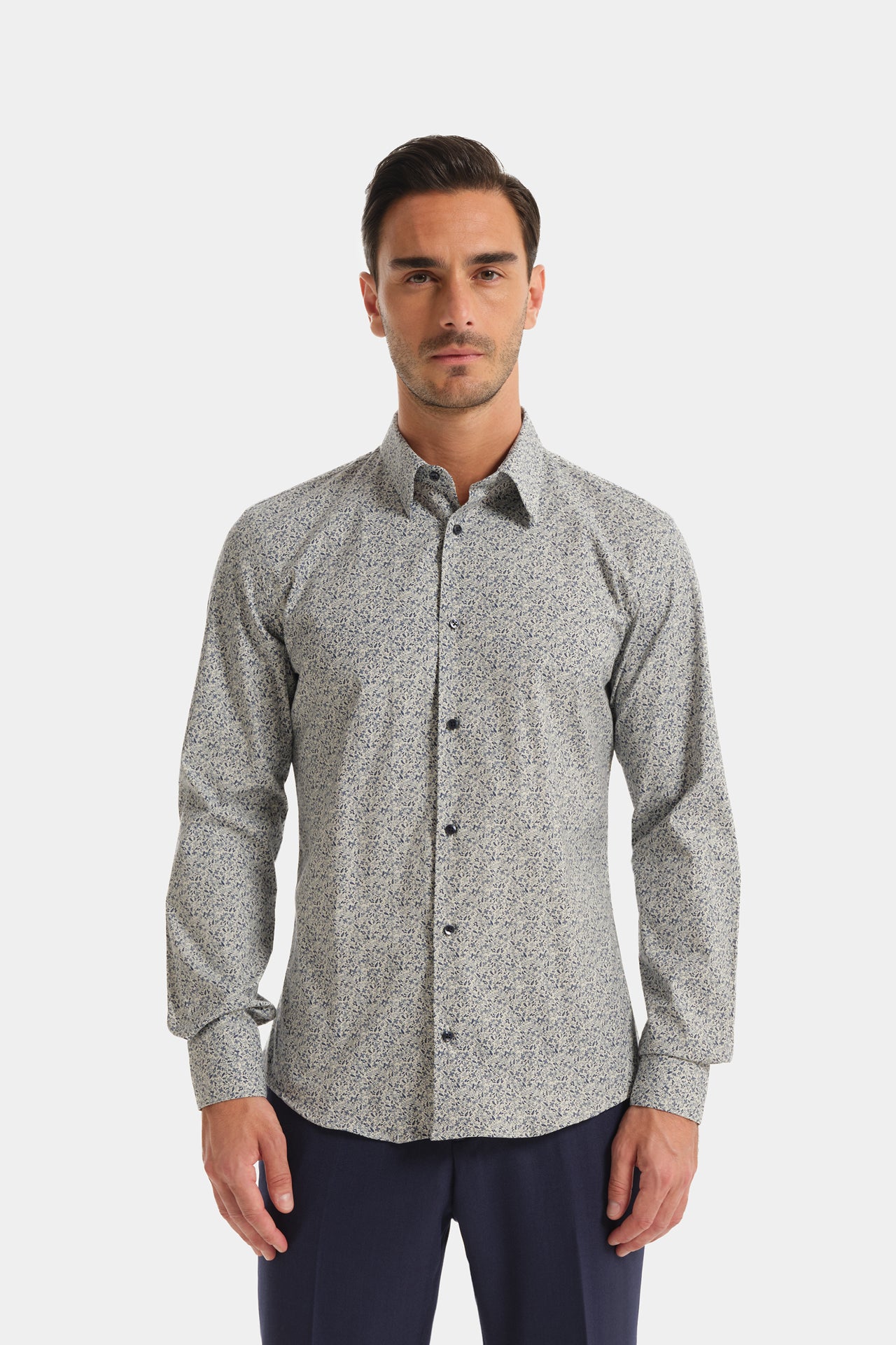 Paisley Printed Shirt Mastice