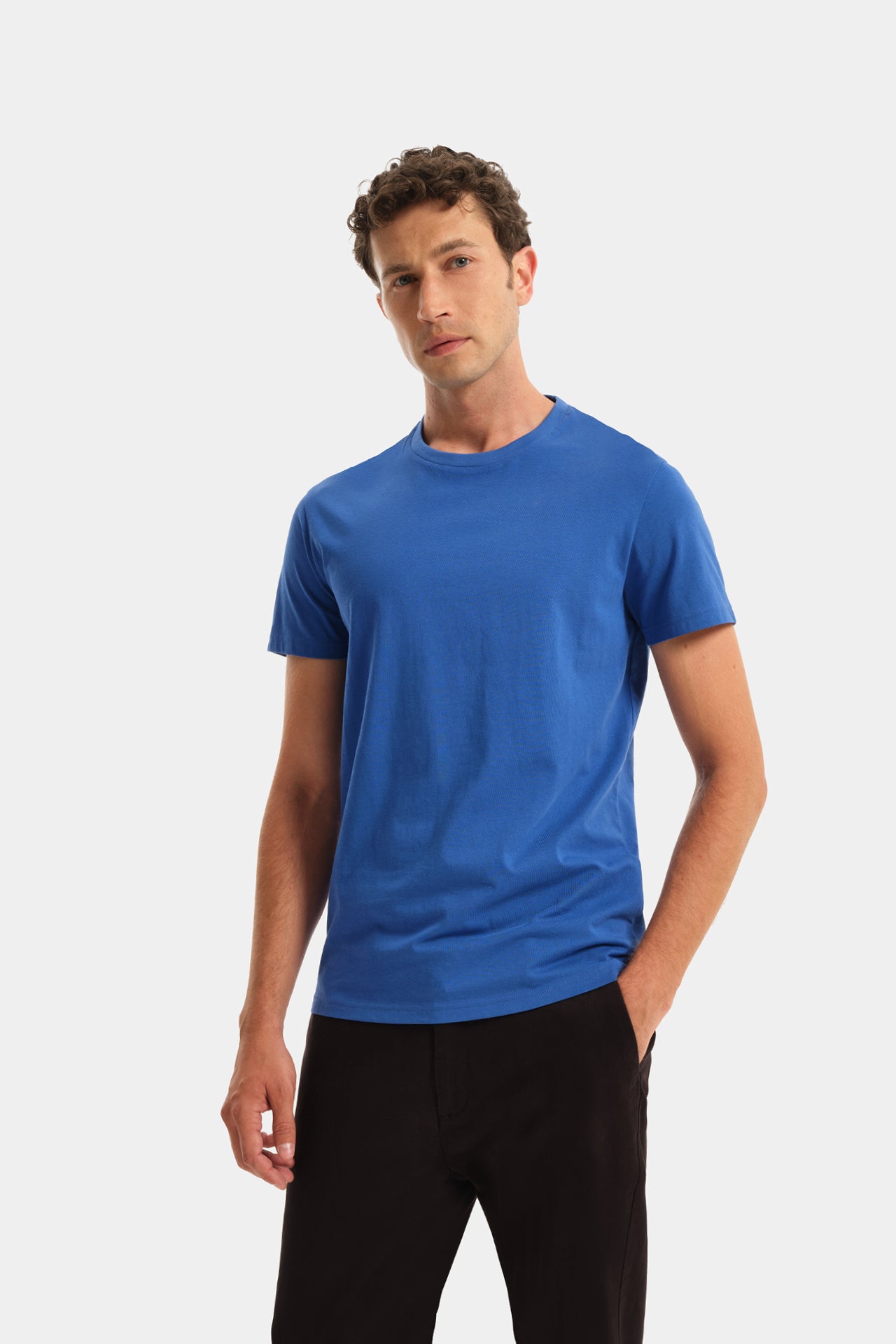 Ink Cotton Shaved T-Shirt