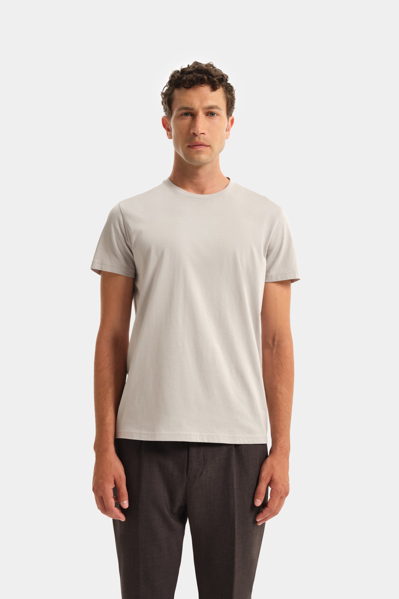 Pearl Shaved Cotton T-Shirt