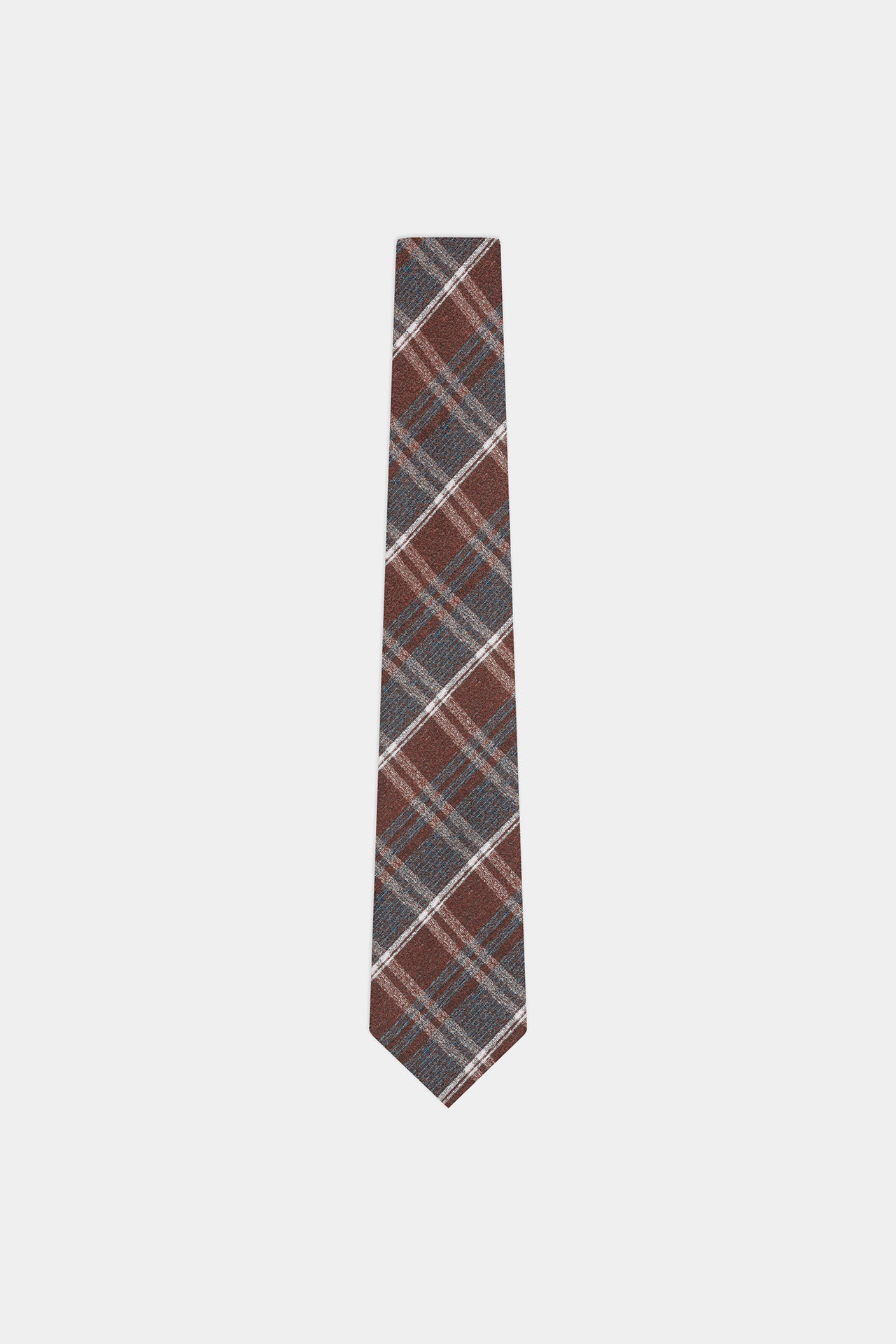 Brown Diamond Pattern Tie