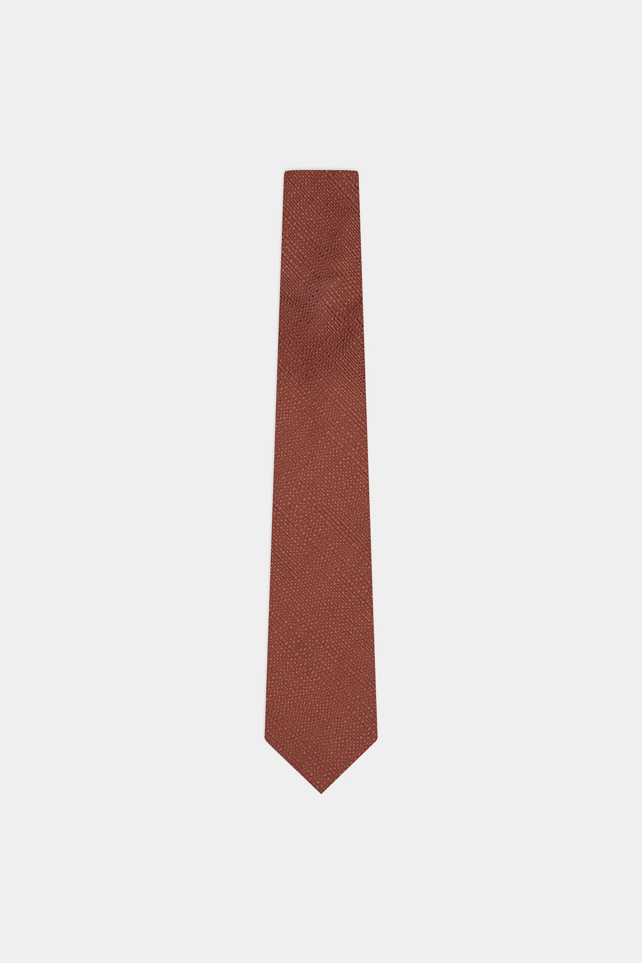 Plain Weave Tie Walnut