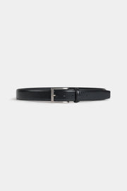 Classic Black Leather Belt